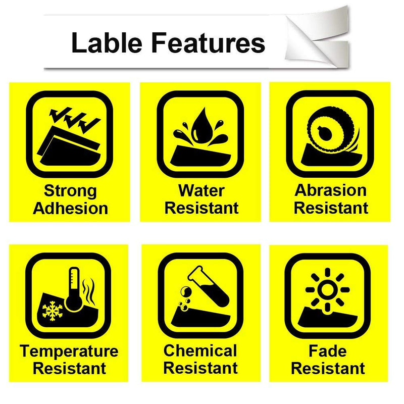 Compatible for DYMO Standard D1 53713 Labeling Tapes, Black on White Label Tape, 1 Inch(24mm) x 23 Feet, for DYMO LabelManager and LabelWriter Duo Label Makers, 5 Cartridges 53713 Label Tapes