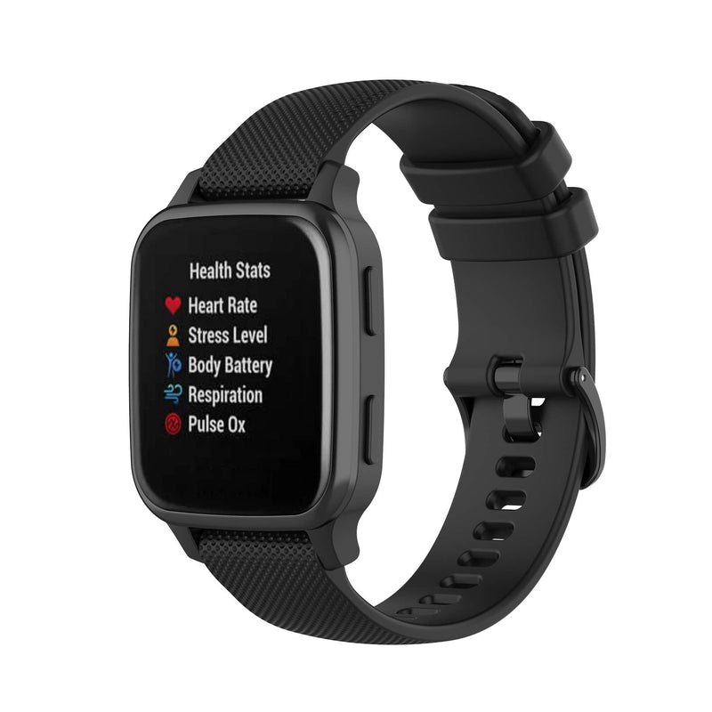 TenCloud 6-Pack Bands Compatible with Garmin Venu 2 Plus Venu SQ 20mm Wrist Strap Quick Release Waterproof Soft Silicone Band for Venu Sq Music Smartwatch