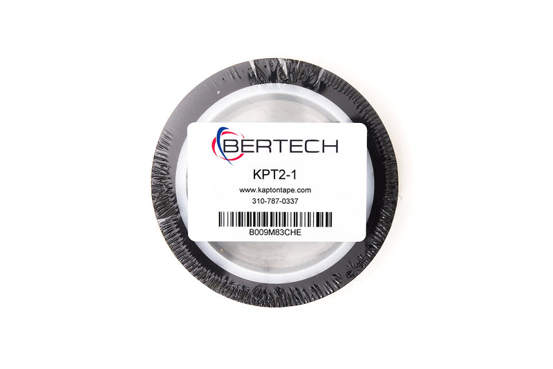 Bertech High-Temperature Kapton Tape, 2 Mil Thick, 1 1/4 Inch x 36 Yards 1.25 Inches