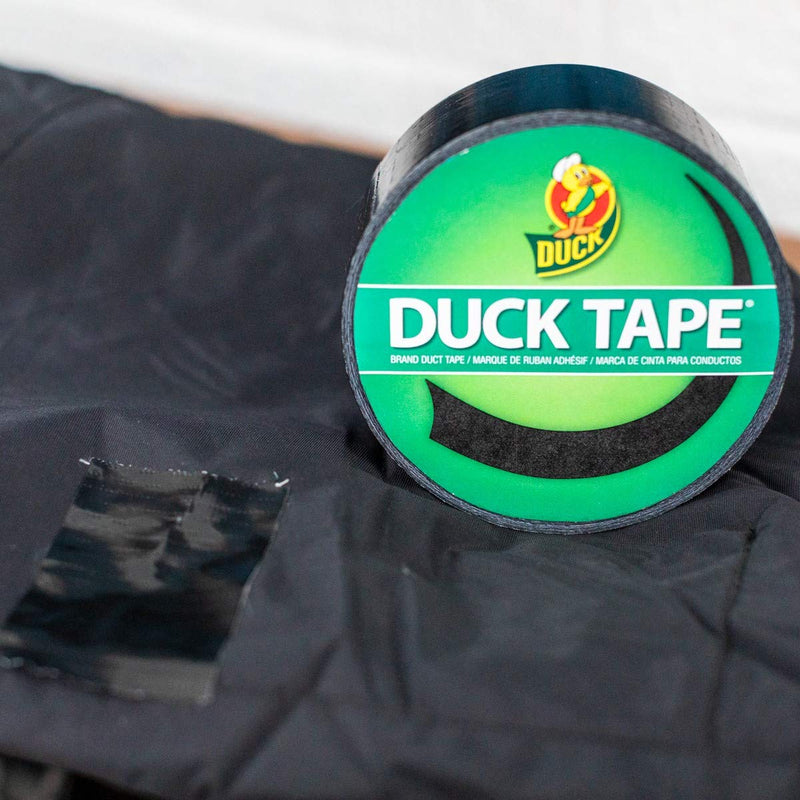 Duck 1265013 Color Duct Tape Single Roll, 1.88 Inches x 20 Yards, Black