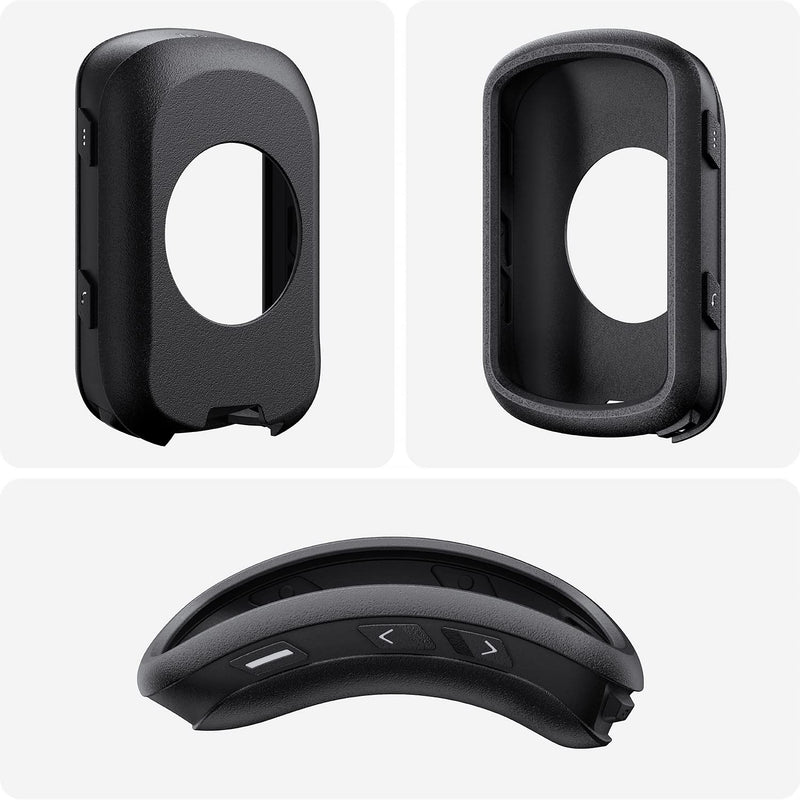 TUSITA Silicone Case Compatible with Garmin Edge 540 | 540 Solar | 840 | 840 Solar - Black