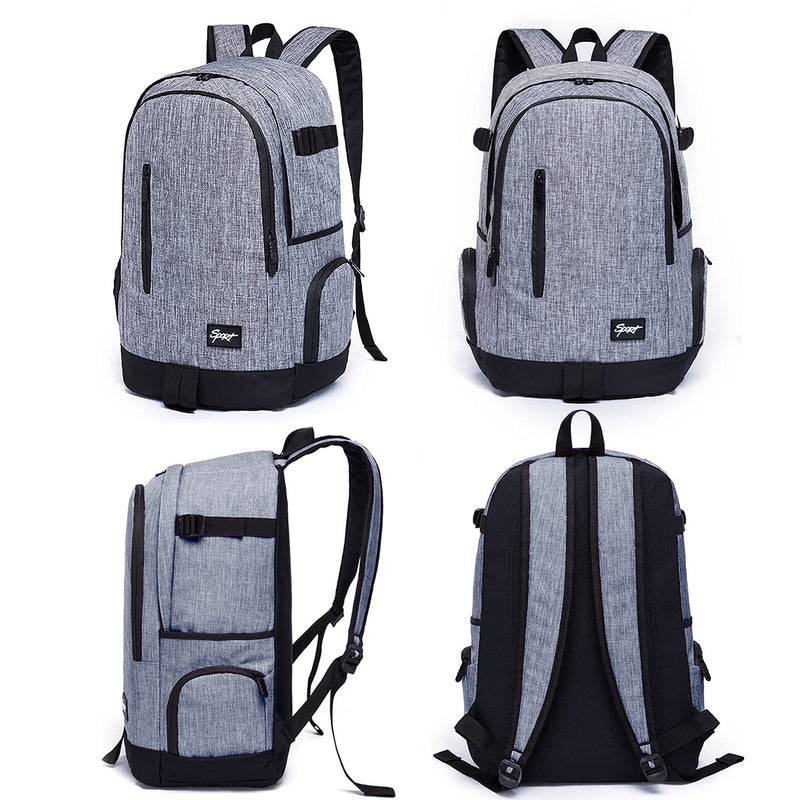 Rickyh style School Backpack Travel Bag for Men & Women, Lightweight College Back Pack with Laptop Compartment One_Size Denim Grey