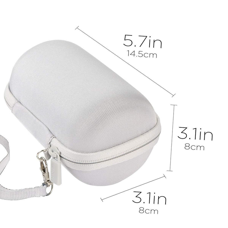 co2crea Hard Travel Case Replacement for Sony SRS-XB12 Extra Bass Portable Bluetooth Speaker (Gray Case) Gray Case