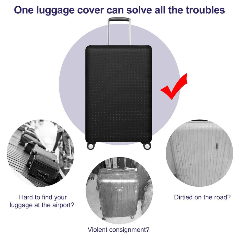 Travel Trolley Case Cover Protector Suitcase Cover 29"-30" trolley case luggage storage covers Size XL XL(Fits to 29"-30" Trolley Case)
