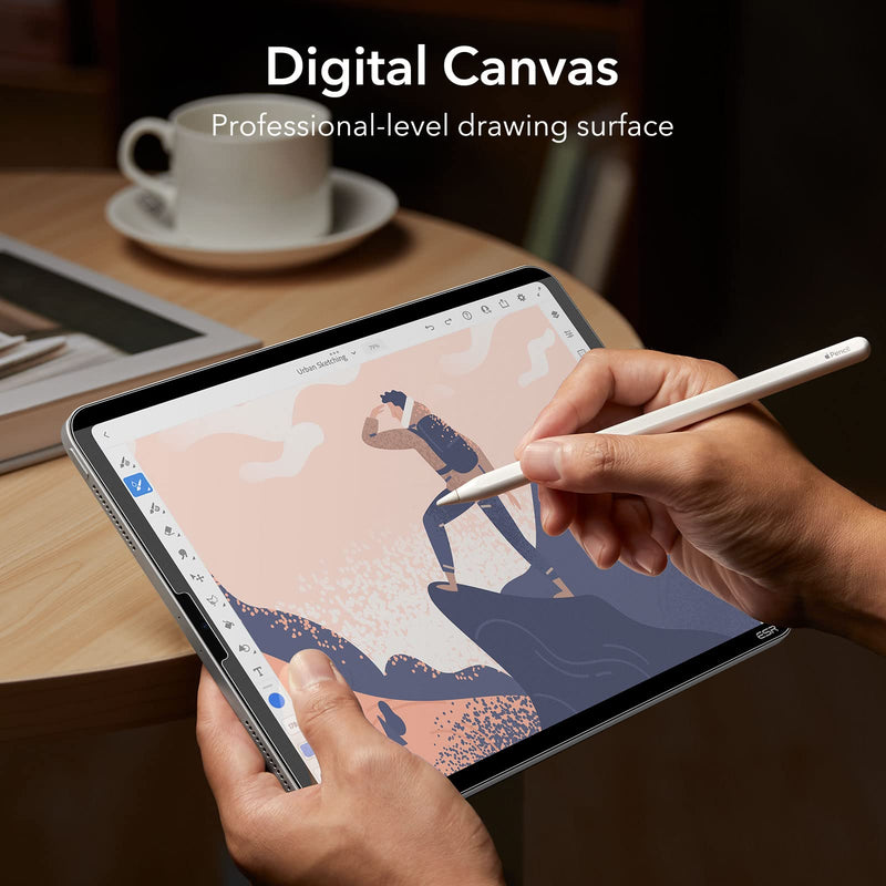 ESR Paper-Feel Magnetic Screen Protector Compatible with iPad Pro 11 (2022/2021/2020/2018) and iPad Air 5/4 (2022/2020, 10.9 Inch), Write and Draw Like on Paper, Detachable and Reusable, Matte Finish