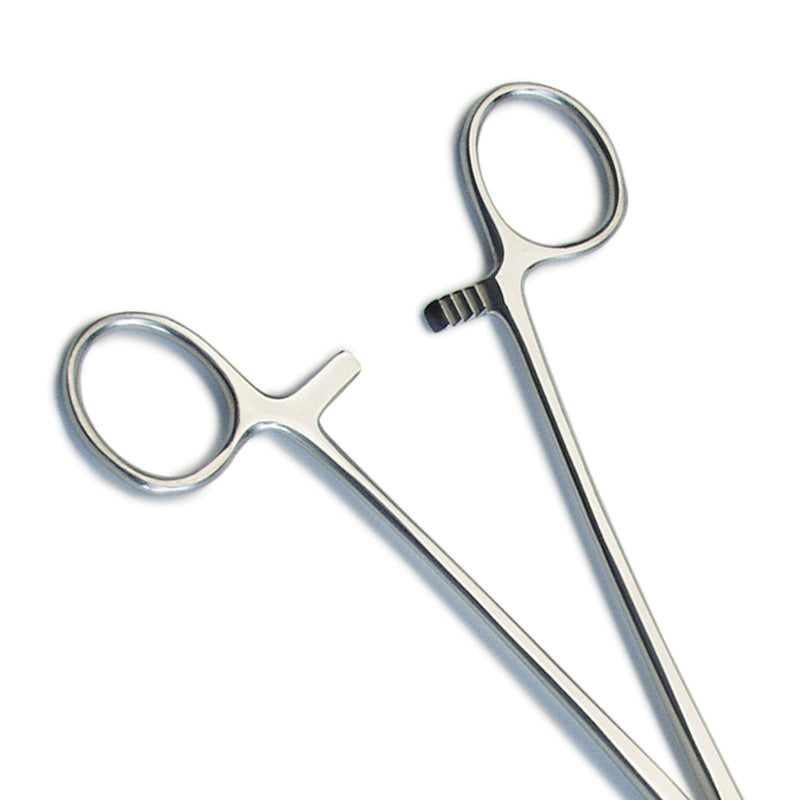 Grafco Foerster Sponge Forceps - Curved, Serrated, Medical Tool and Surgical Scissors, 9 1/2" Length - 2734 Curved - Serrated