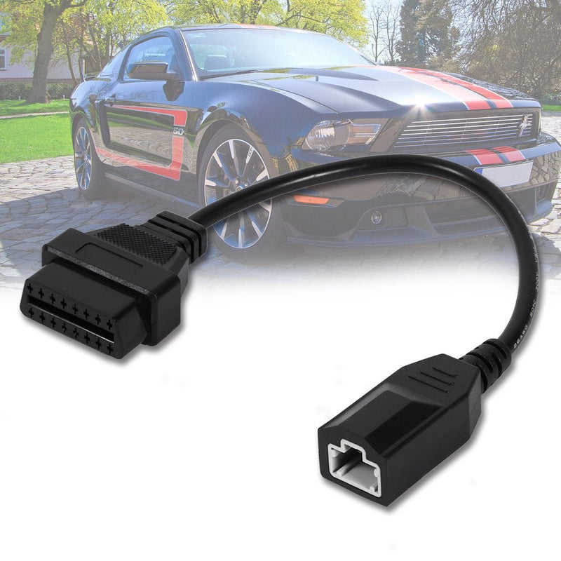 3 Pin to 16 Pin OBD2 Cable, Keenso Diagnostic Adapter Cable Scanner Reader Extension Cable for Honda