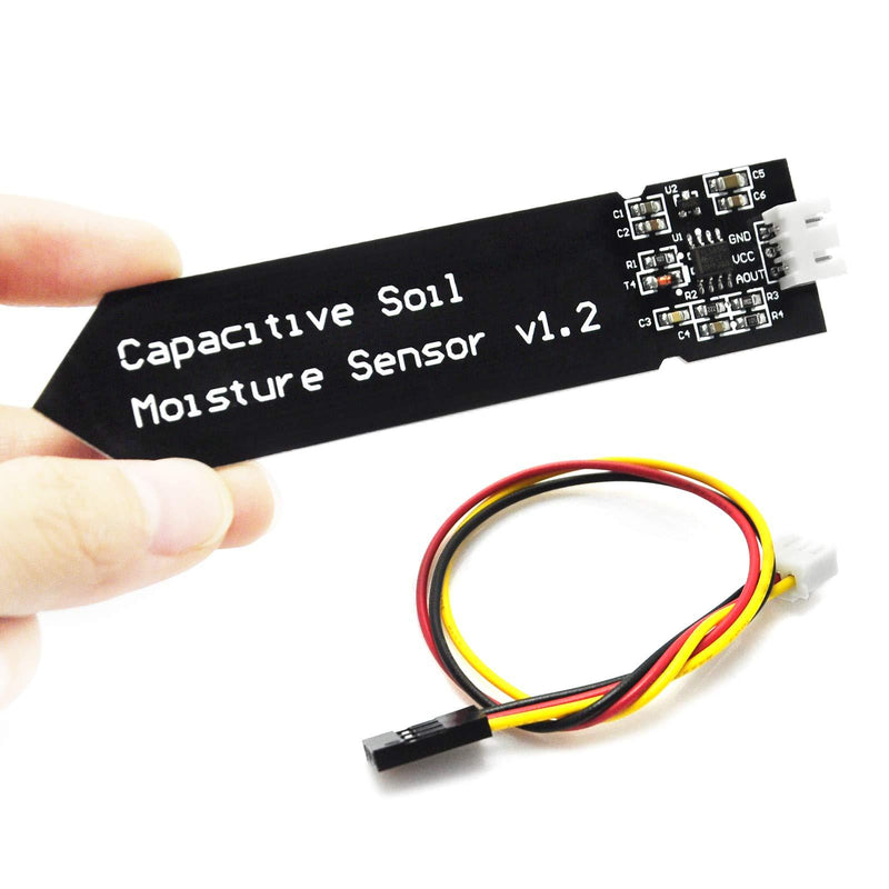 Gikfun Capacitive Soil Moisture Sensor Corrosion Resistant for Arduino Moisture Detection Garden Watering DIY (Pack of 2PCS) EK1940