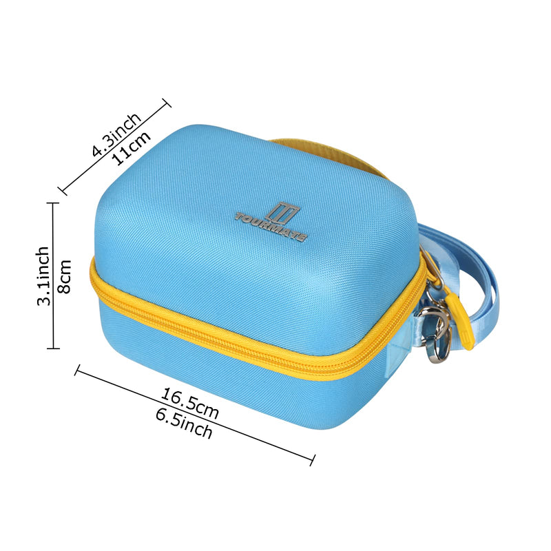 Tourmate Kids Instant Camera Case for VTech KidiZoom PrintCam, Travel Storage Shell for VTech KidiZoom PrintCam Refill Paper Pack Accessories (Case Only, Blue)