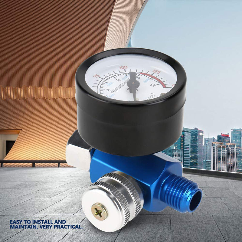 1/4" spray gun air pressure regulator pressure gauge accessories for pneumatic tools REUSABLE PACKAGING socialme-eu