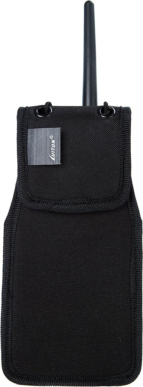 LUITON Universal Radio Case Two Way Radio Holder Universal Pouch for Walkie Talkies Nylon Holster Accessories for MOTOROLA MT500, MT1000, MTS2000 and Similar Models(4pack) 4pack
