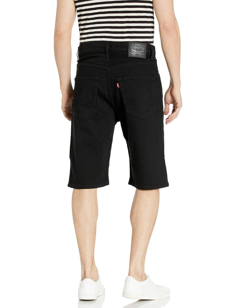 Levi's Men's 569 Loose Straight Denim Shorts Regular 29 Black 3d Washed (Waterless)