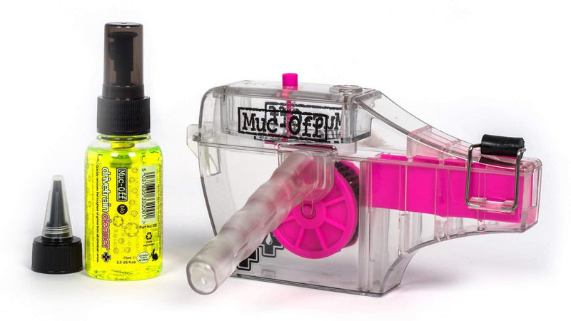 Muc Off X-3 Dirty Chain Machine - Bicycle Chain Cleaning Device for A Deep and Effective Clean - Includes 75ml Bio Drivetrain Cleaner Bottle