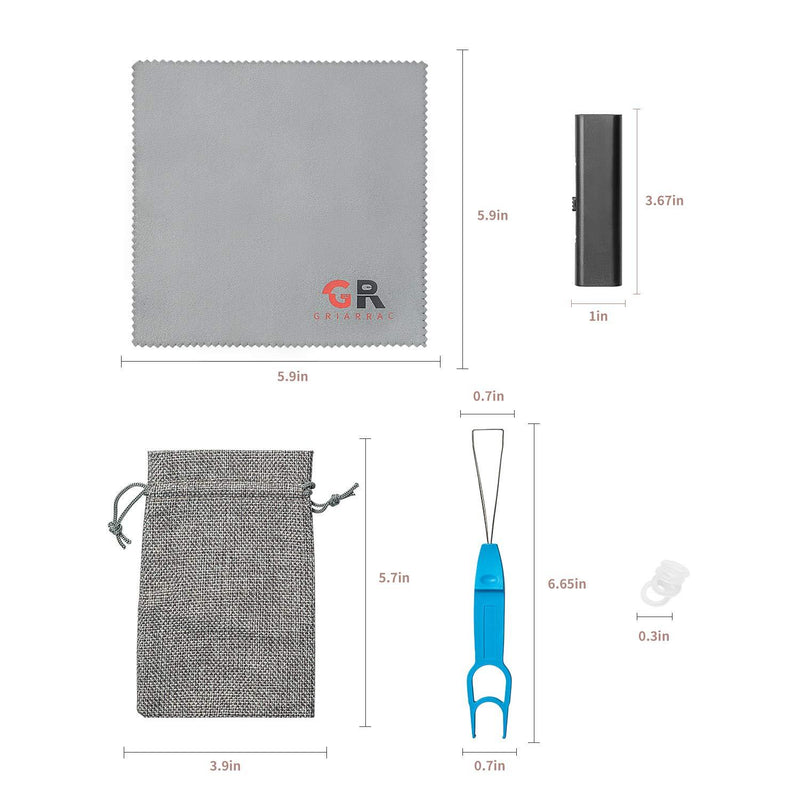 Griarrac Mechanical Keyboard O Ring Switch Dampener with Keycap Puller Remover Brush Accessory Bag, for Cherry MX Kailh Box Gateron 40A-L (150pcs)
