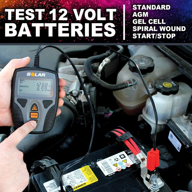 SOLAR Digital 12V Battery and System Tester