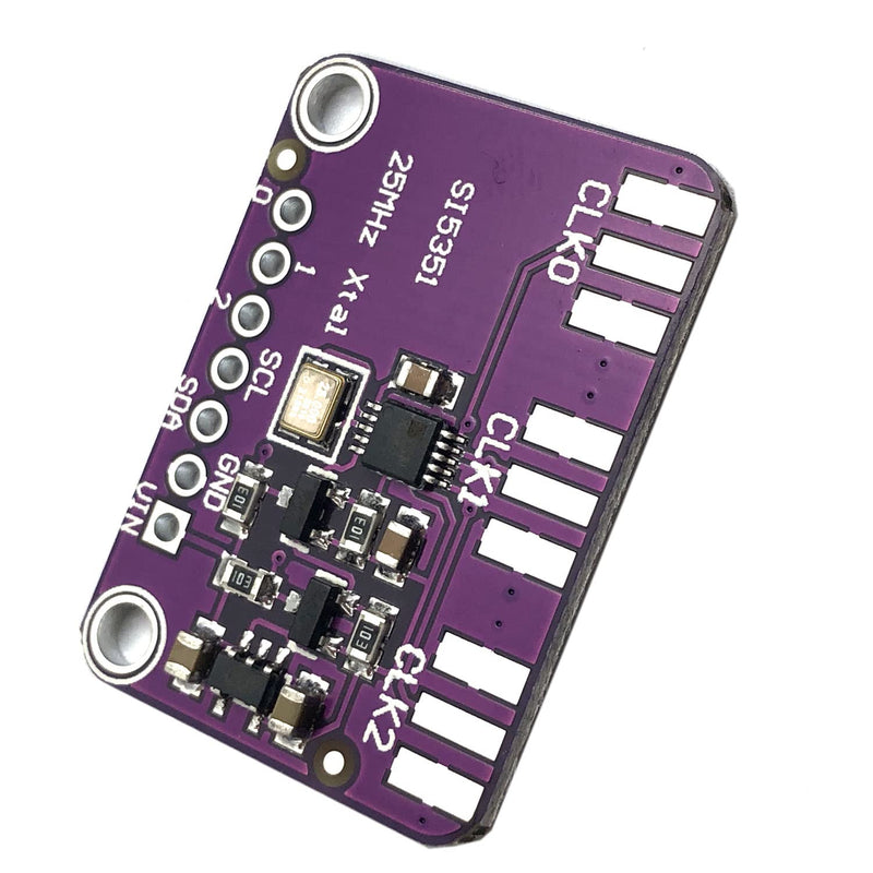 FainWan Si5351A I2C 25MHZ I2C High Frequency Signal Generator Breakout Board Square Wave Frequency Generator Signal Generator 8KHz to 160MHz 3-5VDC Compatible with Ard-uino