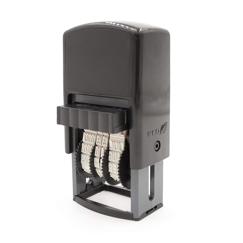 ZIGEL D50 Date Stamp with Paid - Self Inking Date Stamp - Black