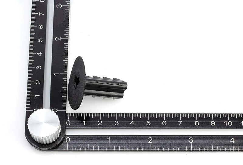 Single Feed Thru Bushing - (Black) RG6 Feed Through Bushing (Grommet) Replaces Wallplates (Wall Plates) for Coax Coaxial Cable, Network Cable, CCTV - Indoor/Outdoor Rated - 10 Pack Single Black