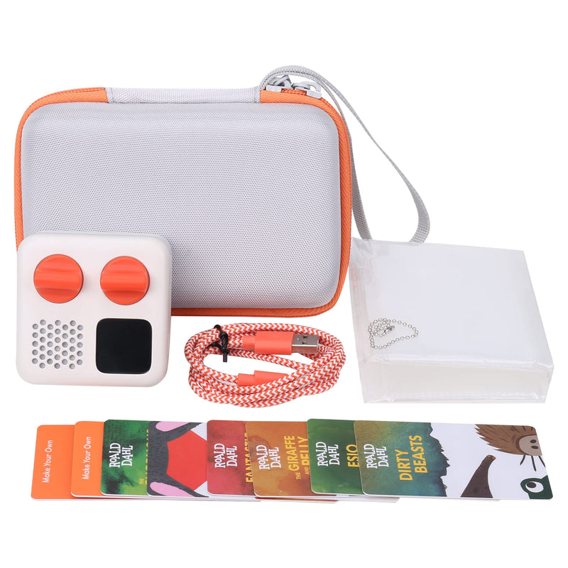 Aenllosi Hard Carrying Case Compatible with Yoto Mini Kids Audio Music Player Children’s Speaker Plays Audiobook and Cards Card Case Hold up to 36 Yoto Cards for Yoto Mini Player