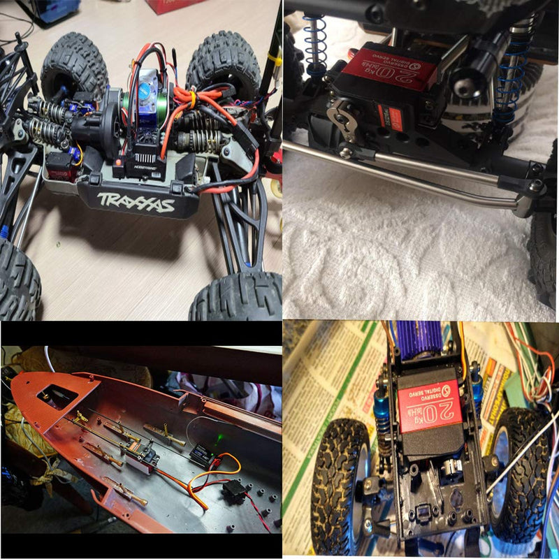 ZOSKAY 1X DS3218 Update servo 20KG Full Metal Gear Digital servo Baja servo Waterproof servo for Baja Cars( Control Angle 270)