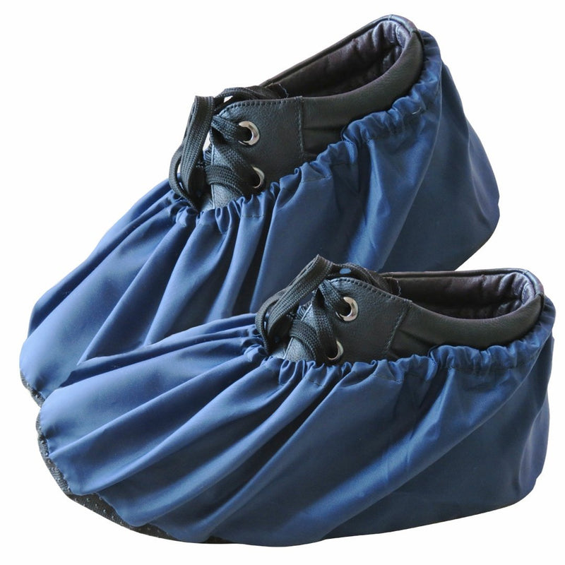 Dearyhome 2 Pairs Washable Reusable Shoe Covers Non Slip Work Boot Covers Shoe Protector for Household Contractors, X large