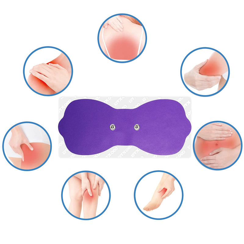 Tens Unit Wireless Electrode Pads, MASTOGO Replacement Electrode Pads with Standard 3.5mm Snap-on Connectors(4PCS/Set)