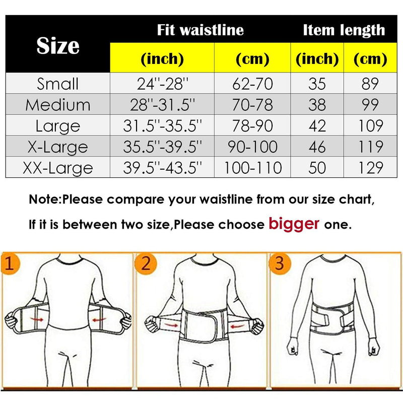 Moolida Waist Trainer Belt for Women Waist Trimmer Weight Loss Workout Fitness Back Support Belts Black Small