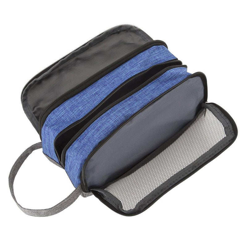Kids Wash Bag, Yeiotsy Color Clash Portable Travel Toiletry Bag for Children's Camping Outing Short Trip (Blue) Blue