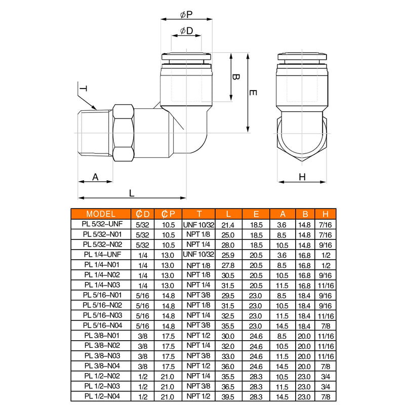 3/8 OD Tubing Push to Connect Air Fittings 3/8 inch Od x 1/8" Npt Air Line Fittings 90 Degree 1/8 Male Threaded Push in Connectors Pneumatic Fittings Push Lock Fittings 5Packs 3/8" OD X 1/8" MNPT 5