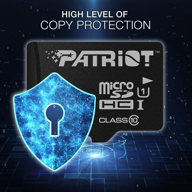 Patriot LX Series Micro SD Flash Memory Card 32GB - 5 Pack Black 32GB 5-Pack