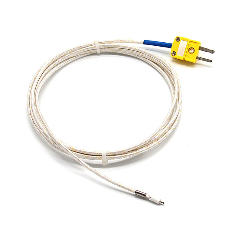 T-PRO K-Type Thermocouple Wire for Very High Temperature(0-1000℃) Fiberglass (1M Wire) 1M Wire