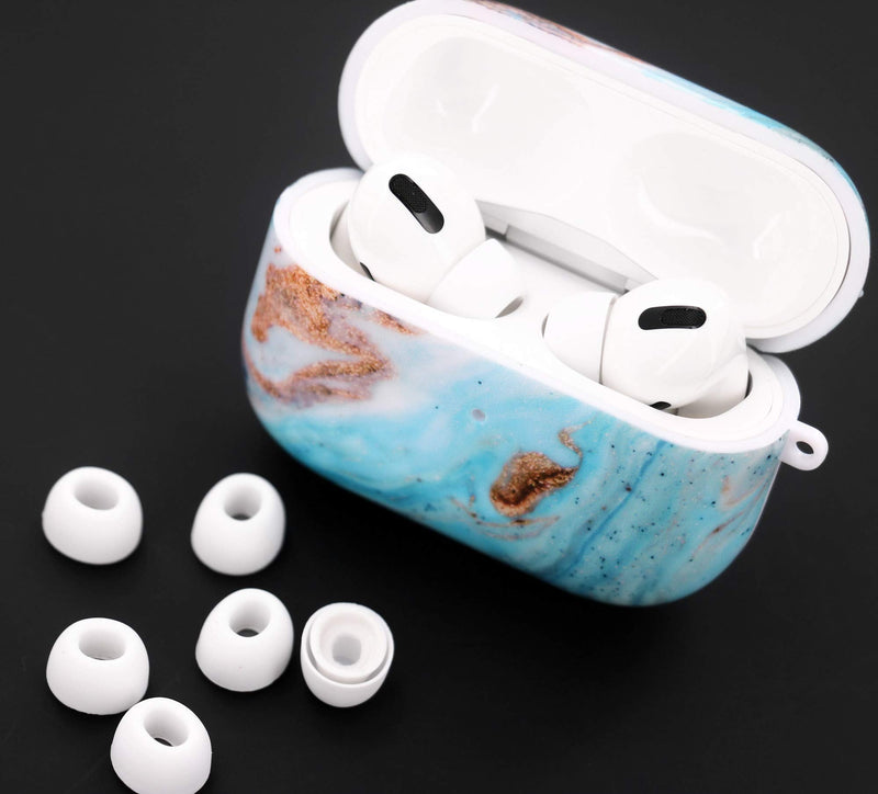 IiEXCEL Compatible with AirPods Pro Ear Tips Ear Buds, 3 Pairs Small Size Replacement Silicone Rubber EarTips Buds Gel Skin Cover Accessories for AirPod Pro - Small White S