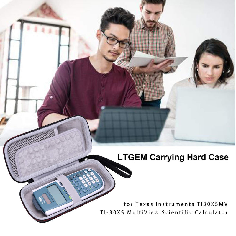 LTGEM EVA Hard Case for Texas Instruments TI-30XS / TI-36X Pro Engineering Multiview Scientific Calculator (We Sale case only!) 1-Grey