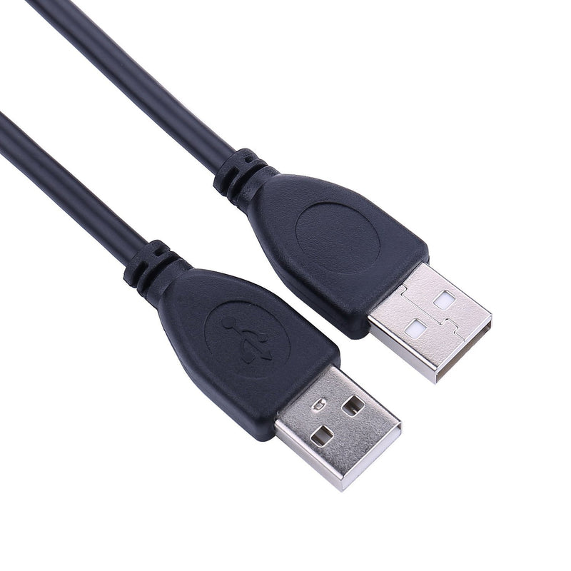 USB Extension Cable - iGreely 2Pack 1Ft/30cm USB 2.0 Panel-Mount Type A Male to Type A Female Cable USB2.0
