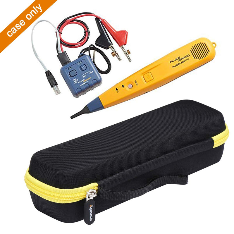 Aproca Hard Travel Storage Carrying Case for Fluke Networks PRO3000F60-KIT Tone and Probe