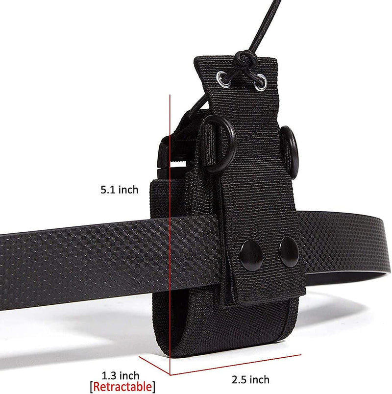 Radio Holder Walkie Talkie Pouch Molle Radio Pouch BaoFeng Radio Holster Strap Radio Case for Duty Belt Compatible with BaoFeng UV5R 888S F8HP Kenwood Icom HYT Arcshell Retevis H777 (4 Pack) MSC-20C 4Pack