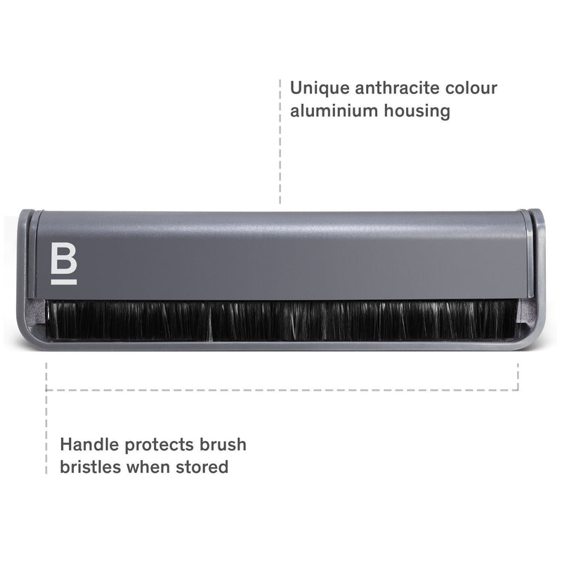 Boundless Audio Record Cleaner Brush - Vinyl Cleaning Carbon Fiber Anti-Static Record Brush