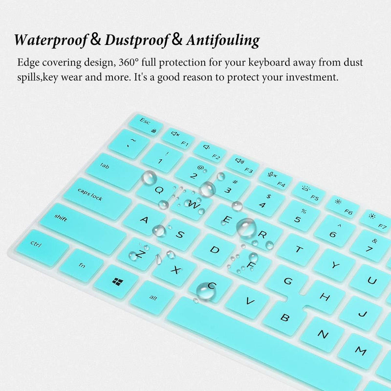 Keyboard Cover for Dell Latitude 5500 5501 5510 5511 15.6" and Dell Precision 3540 3541 15.6(with Point), Dell Latitude 5510 Cover -Mint Mint