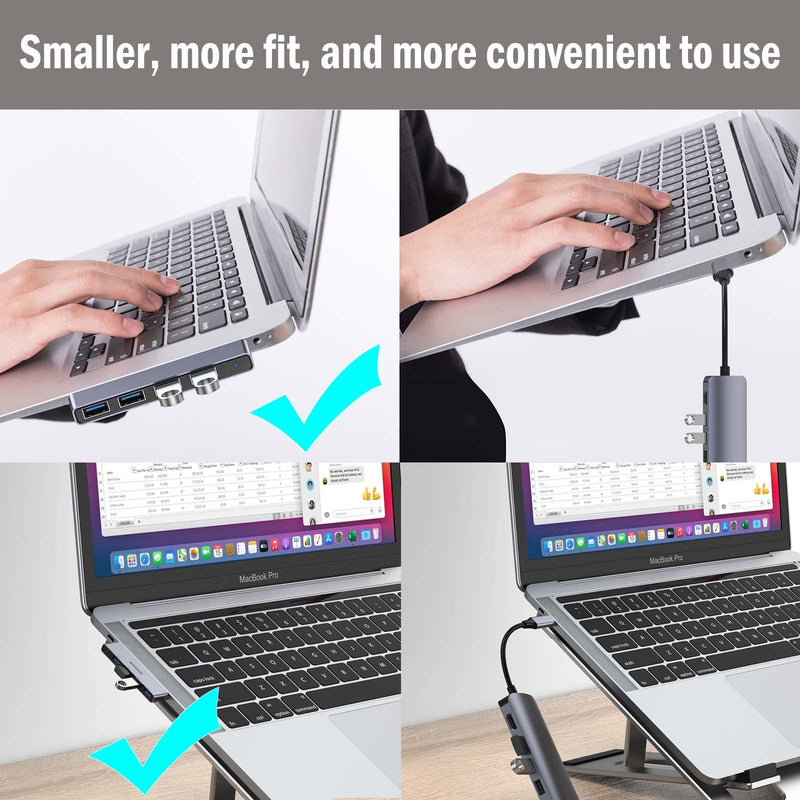 Fidioto USB Hub,4 Port USB 3.0 * 1 Hub, 2.0 * 3 Hub Splitter for Laptop,Windows PC,Mac,Printer,Flash Drive,Mobile HDD, Notebook PC
