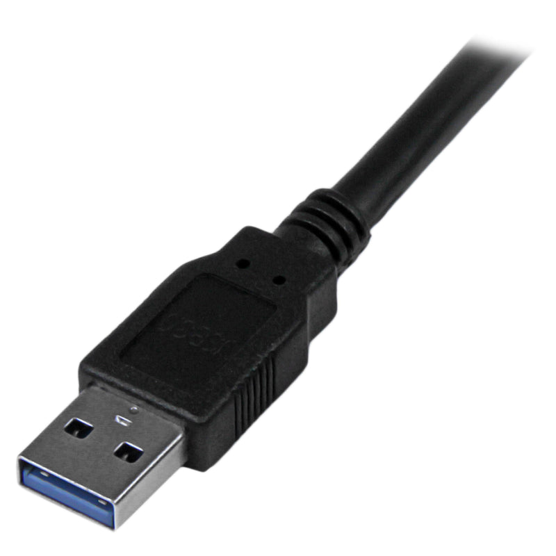 StarTech.com 3m 10 ft USB 3.0 Cable - A to A - M/M - Long USB 3.0 Cable - USB 3.1 Gen 1 (5 Gbps) (USB3SAA3MBK) 10 ft / 3m Black