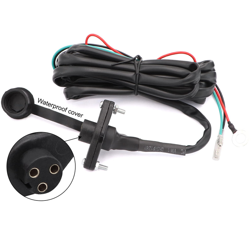 TuoLauthon 12V Winch Corded Manual Hand Remote Control Kits for ATV UTV Winch