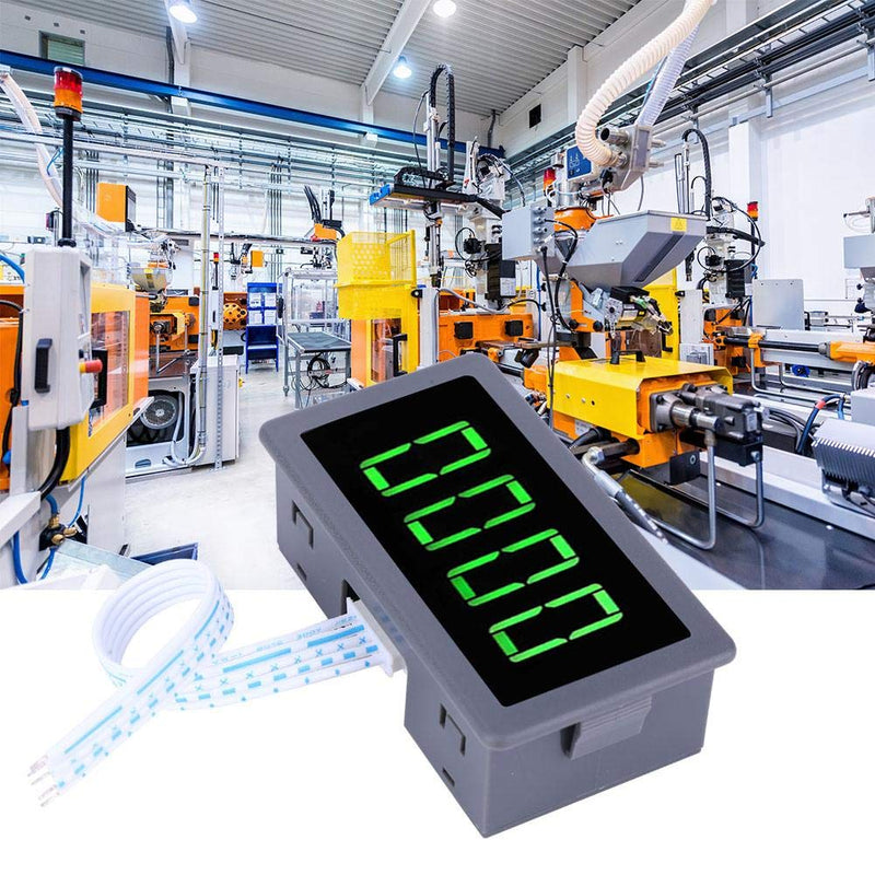 Green LED engine tachometer speed meter + NPN Hall proximity switch sensor (12.00 * 10.00 * 3.00) 12.00 * 10.00 * 3.00