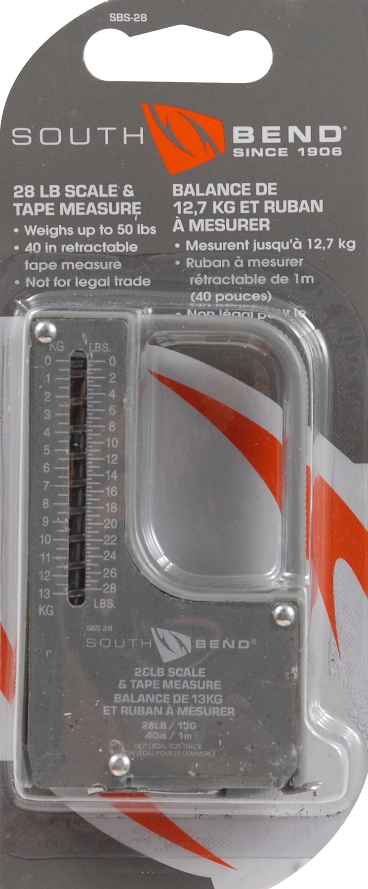 SOUTH BEND Scale and Tape Measure 28-Pound