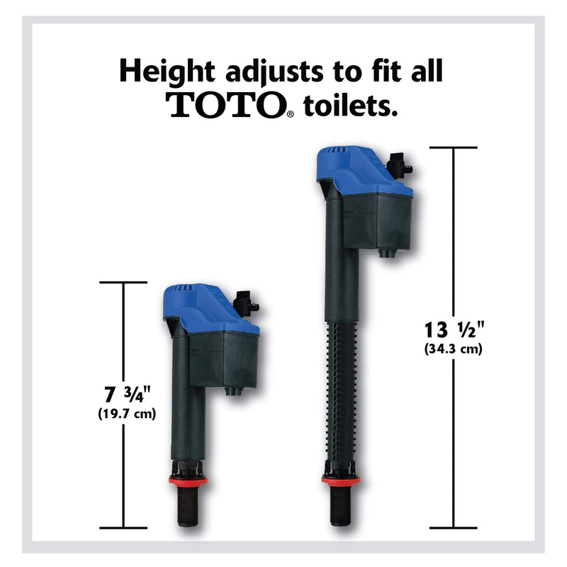 TOTO TSU99A.X Adjustable Replacement Fill Valve Assembly for Toilet Tanks, Unfinish 1