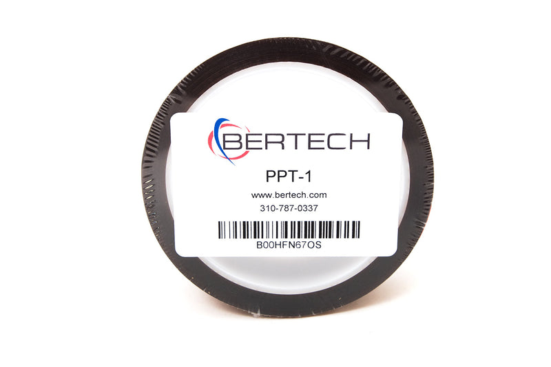 Bertech High Temperature Tape, 1 Mil Thick, 1 Inch Wide x 36 Yards Long, Polyimide Film with Silicone Adhesive, 500°F Resistance, High Temp Resistant Polyimide Tape for Masking, Soldering and PCB 1" Wide x 36 Yards Long