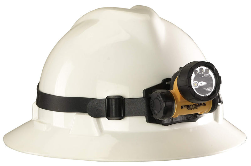 STREAMLIGHT - 4004664 Streamlight 61050 Trident Super-Bright LED Multi-Purpose Headlamp, Yellow - 80 Lumens Div 2
