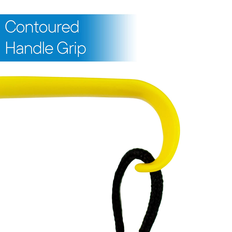 RMS 2 Pack Extra Long Handled Shoe Horn with Curved Handle and Hang Up Strap (24 inches)