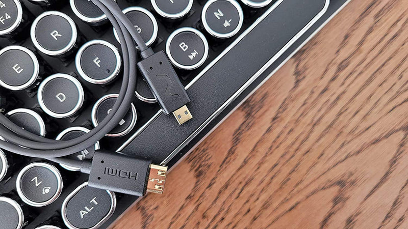 Nanosecond Extreme Slim 2.6â€™ Micro HDMI to Mini HDM Cable -Worldâ€™s Thinnest & Most Flexible HDMI Cable (2.6FT /0.8m) High-Speed Supports Full 1080P, 4K, UltraHD, 3D, Ethernet, and Audio Return Channel