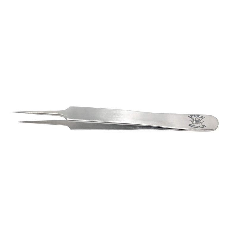 Scientific Labwares High Precision Stainless Steel Lab Tweezers/Forceps with Straight Tapered Ultra Fine Point