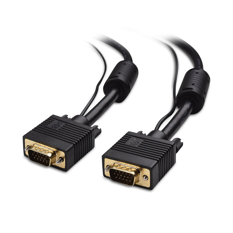 Cable Matters VGA Cable with Audio (SVGA Monitor Cable with 3.5mm Stereo Audio) 15 Feet